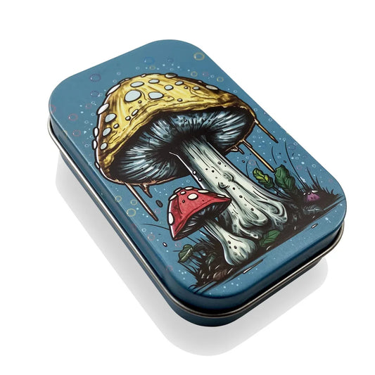 1 Pc Cigarette Case Rectangle Container Tinplate Box Tobacco Storage Organizer Smoking Accessories