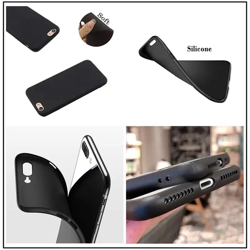 Backwoods Case For Apple iPhone 12 13 14 15 Pro Max Black Silicone Phone Coque